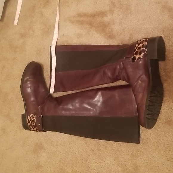 Stuart Weitzman 50/50 Adjustables Leather Tall boots - Picture 11 of 16